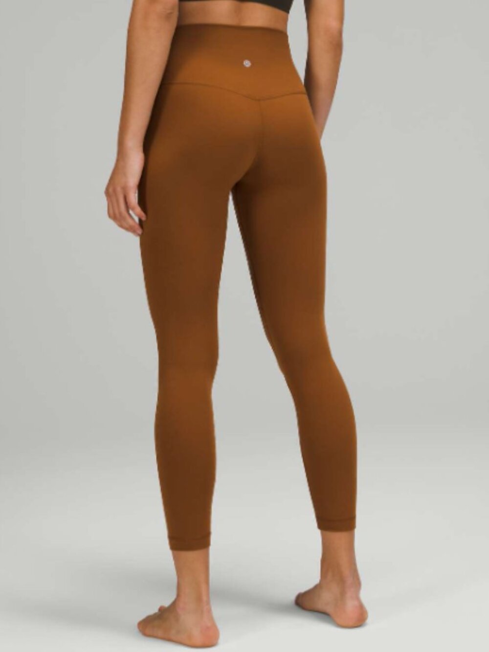 Lululemon Align High-Rise Pant 25" Size 12 in Copper Brown Yoga Soft Stretch